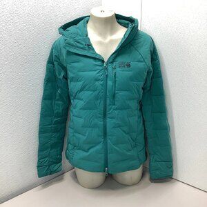NEW MOUNTAIN HARDWARE Women's Stretchdown Hooded Jacket Green Size M NWT